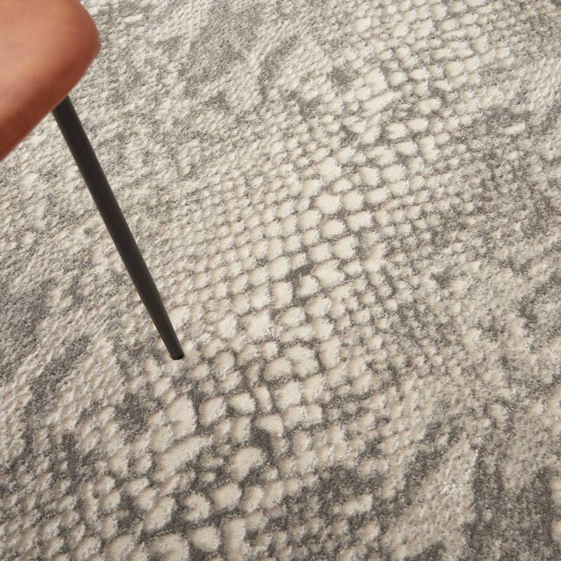 Nourison Solace All-Over Modern Snake Print Area Rug