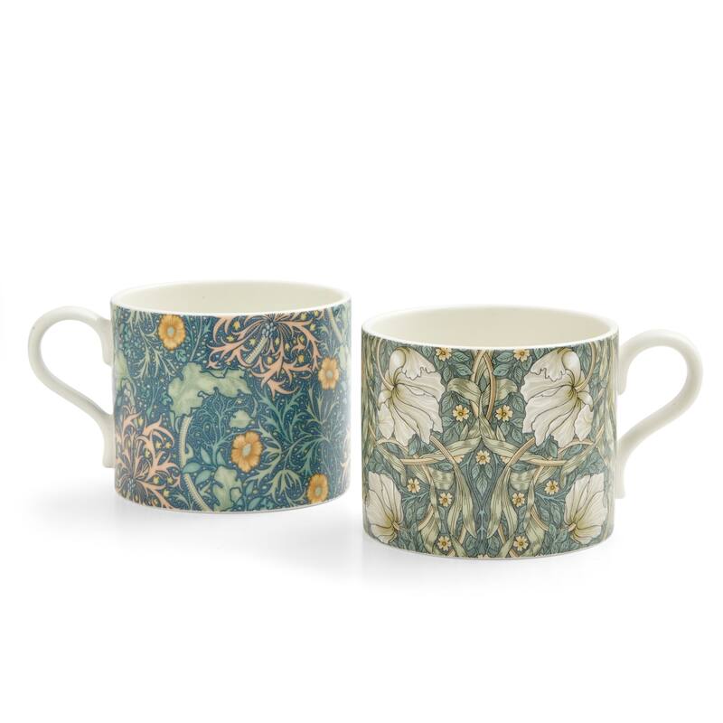 Pimpernel Set of 2 Spode Morris and Co Mugs - 12 oz