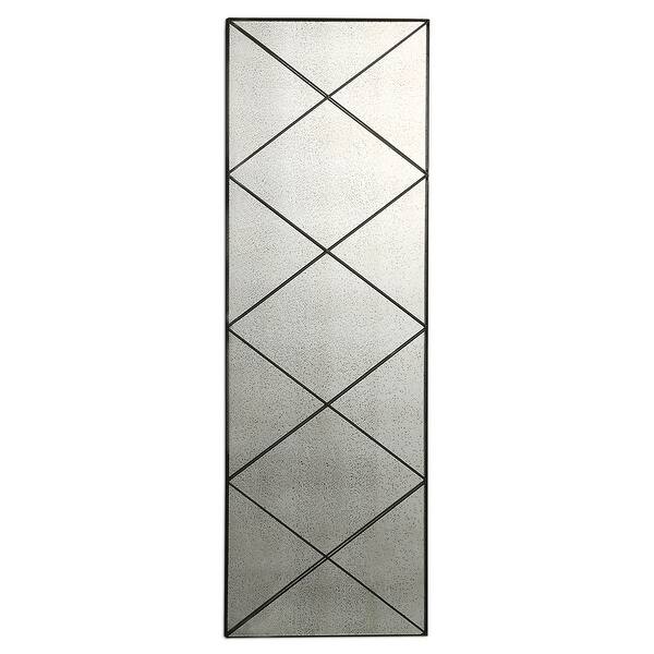 Shop 60 Thin Metal Frame Accented With Diagonal Strips Decorative