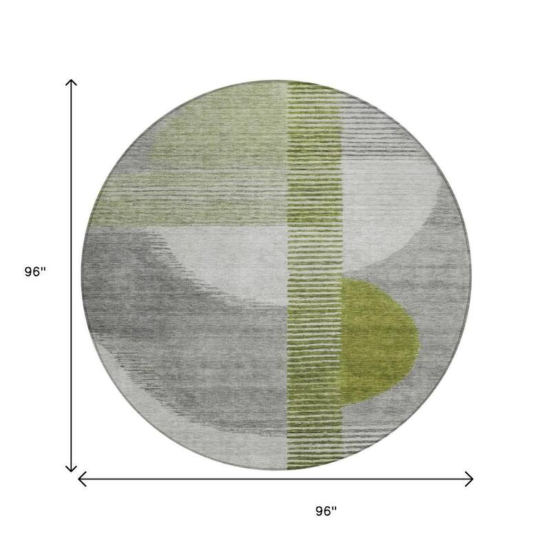 HomeRoots Geometric Transitional Rectangle Outdoor Rug