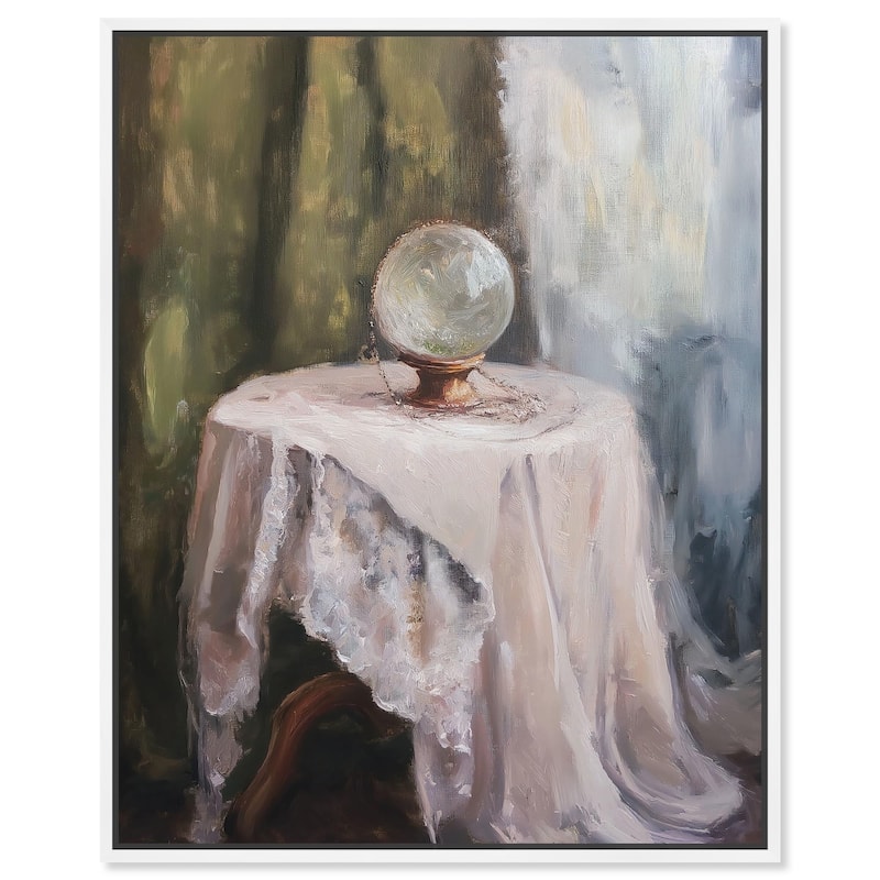 Sphere of Secrets II Canvas by Art Remedy - 30" x 36" - White
