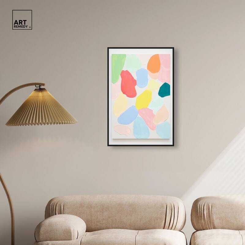 Sorbet Smudges II Canvas by Art Remedy