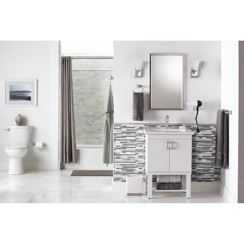 Moen Voss 5" Wide 1 Light Reversible Bathroom Vanity Light Fixture