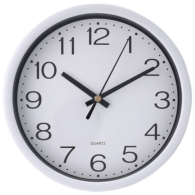 Wall Clock, Silent Non Ticking Battery Operated Modern Clocks for Home, Office, School 8x8x1.6 Inch - 8 x 8 x 1.6 Inch