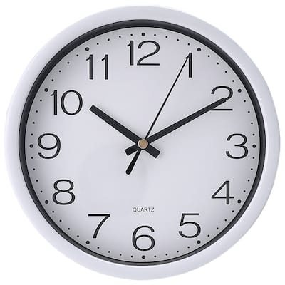 Wall Clock, Silent Non Ticking Battery Operated Modern Clocks for Home, Office, School 8x8x1.6 Inch - 8 x 8 x 1.6 Inch