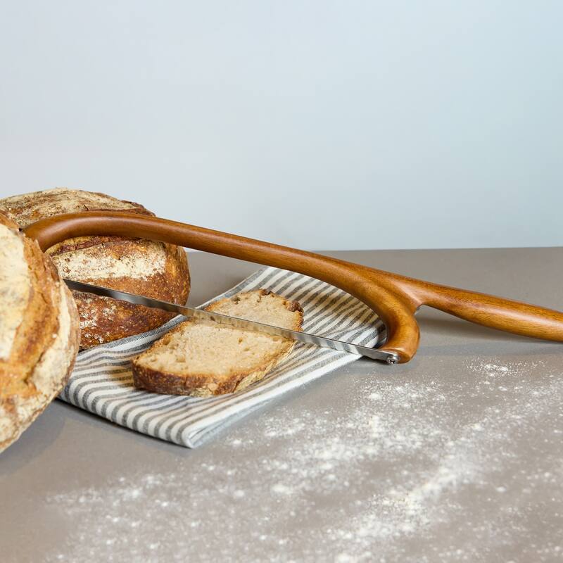 Nambe Breaking Bread Serrated Knife