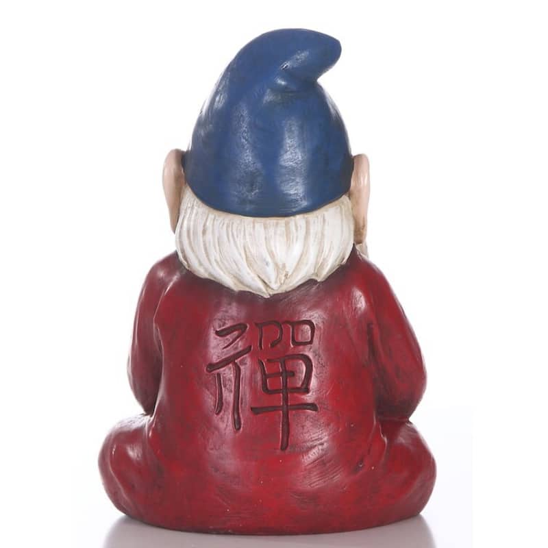 10" Zen Gnome Outdoor Garden Statue