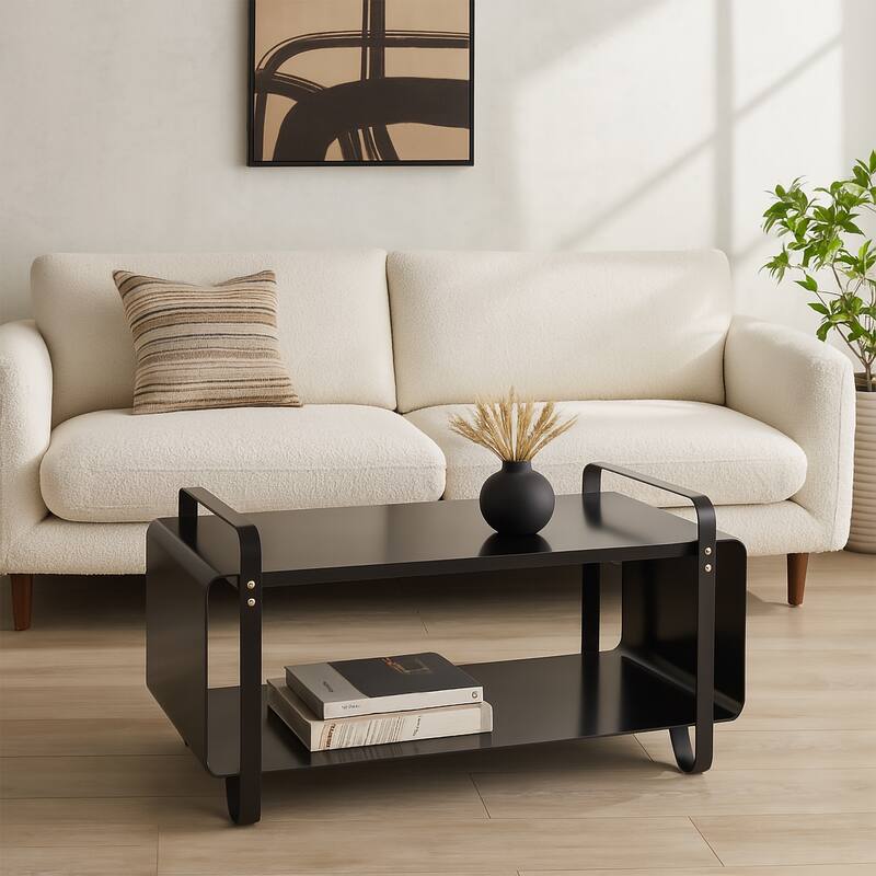 SAFAVIEH Couture Fioretti Metal Coffee Table - 37"W x 17"D x 19"H