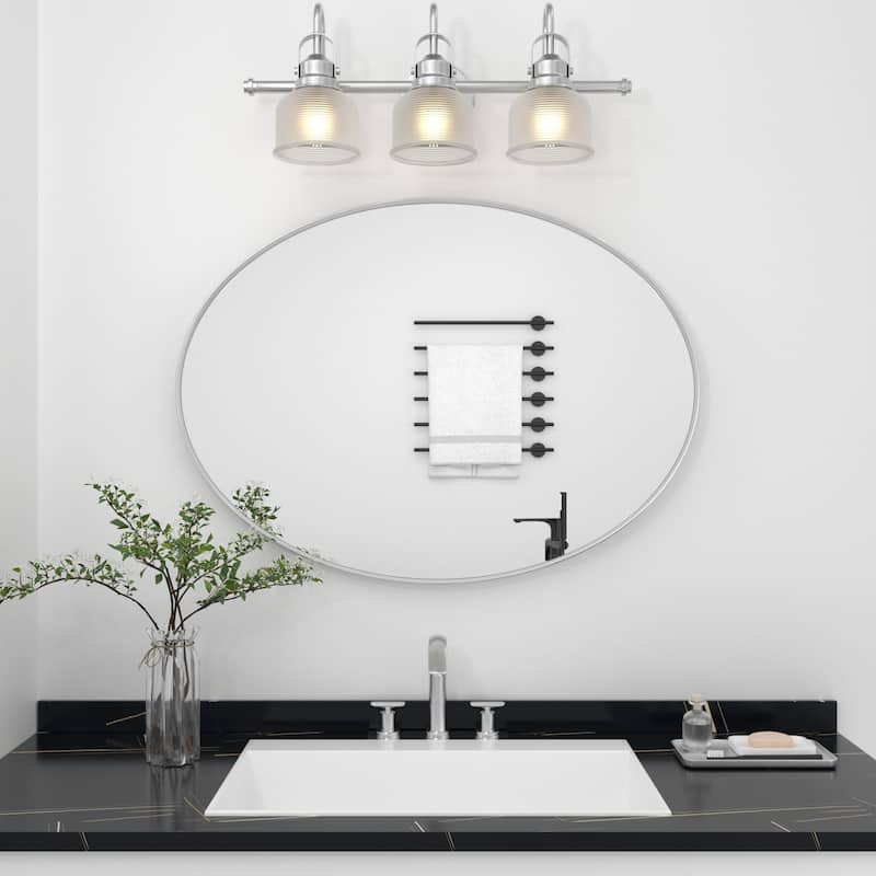 Modern Wall Mirrors Bedroom Mirrors Vanity Mirror with Iron Framed(1 Piece）
