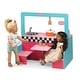preview thumbnail 8 of 7, Badger Basket Retro Diner and Kitchen Doll Playset with Accessories
