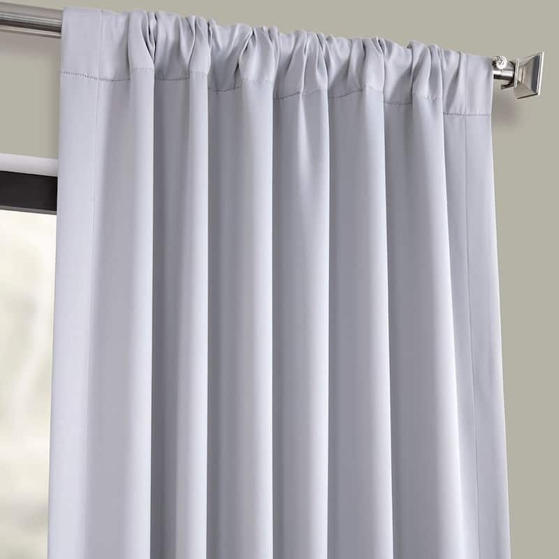 Exclusive Fabrics Room Darkening 120-inch Curtain Panel Pair (2 Panels)
