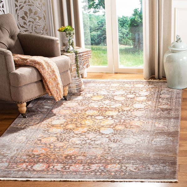 SAFAVIEH Vintage Persian Anri Oriental Polyester Rug with Fringe - On ...