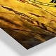 preview thumbnail 3 of 4, Designart 'Yellow Grass Flower at Sunset' Cottage 3 Panels Oversized Wall CLock - 36 in. wide x 28 in. high - 3 panels