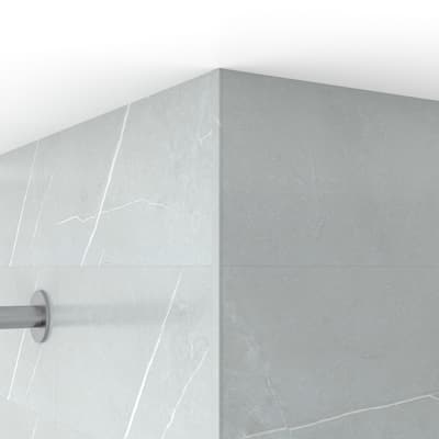 Epiphany Edge Trim 96 in. H Marble Light Grey