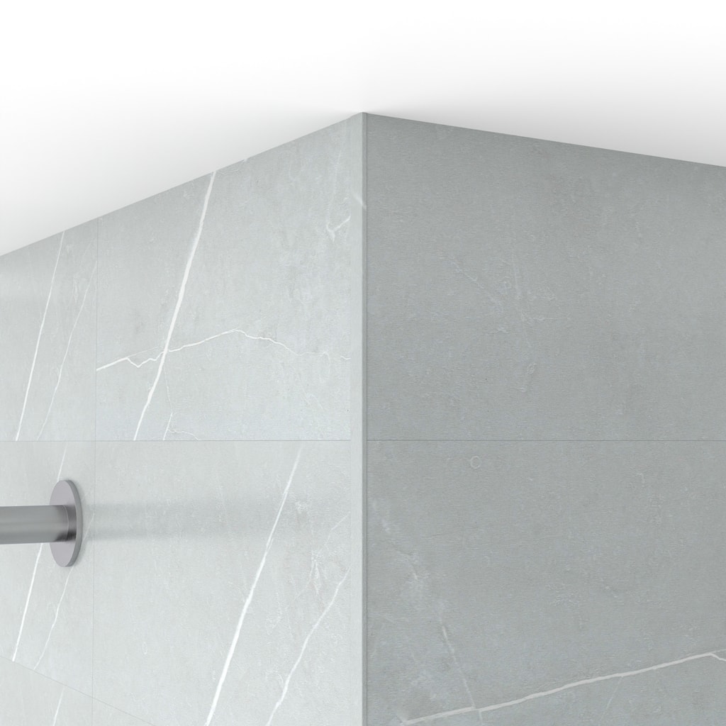 Epiphany Edge Trim 96 in. H Marble Light Grey