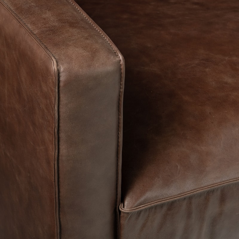 Poly & Bark Mateo 82.5" Sofa - Full Grain Genuine Italian Leather