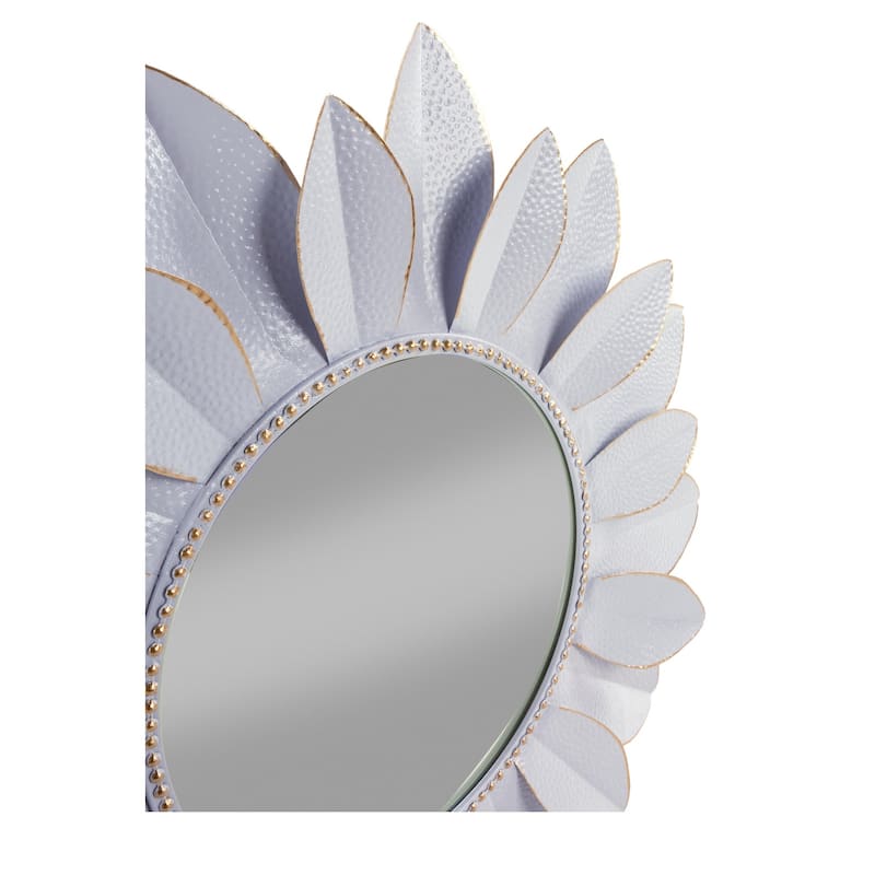 Metal Starburst Wall Accent Mirror
