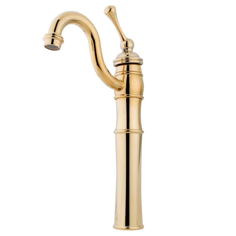 Kingston Brass Victorian Single-Handle Vessel Sink Faucet - Polished Brass