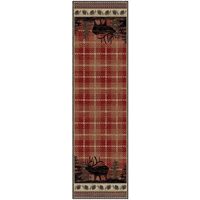 Hearthside Lodge Wilderness Area Rug - 2'3"x7'7"