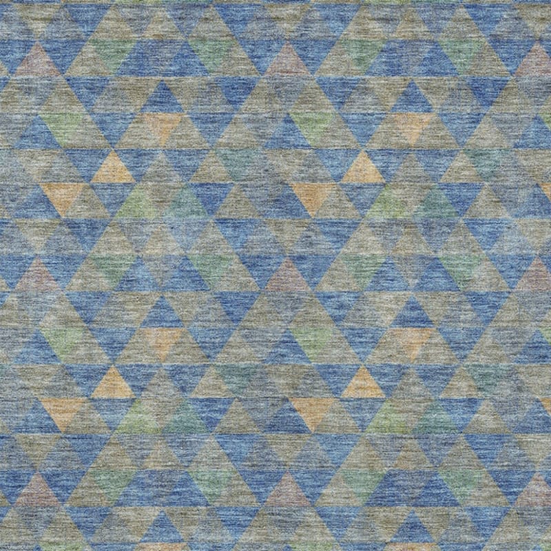 HomeRoots Geometric Transitional Rectangle Outdoor Rug