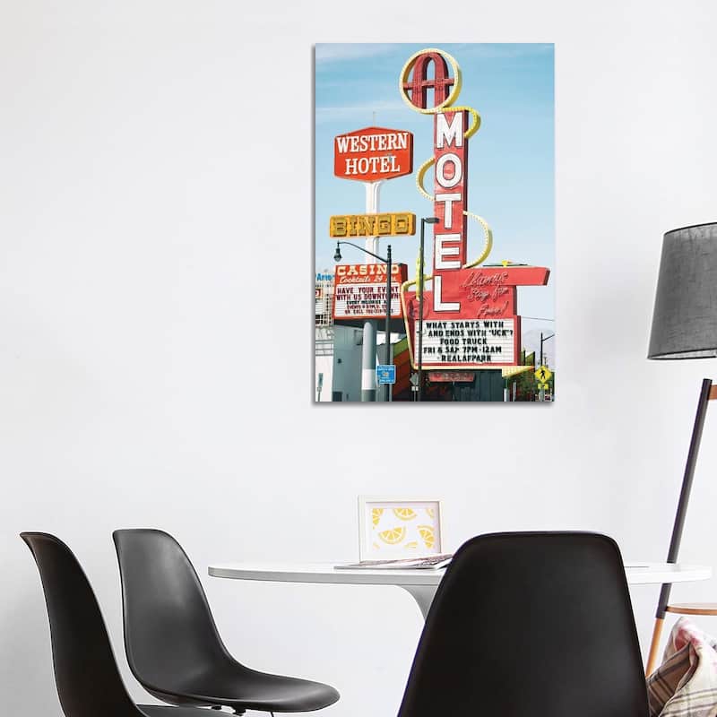 iCanvas "American West - Old Las Vegas" by Philippe Hugonnard Canvas Print - 40x26x1.5