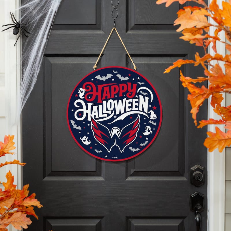 Washington Capitals 18" x 18" Halloween Door Décor Wall Sign