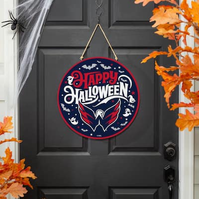 Washington Capitals 18" x 18" Halloween Door Décor Wall Sign