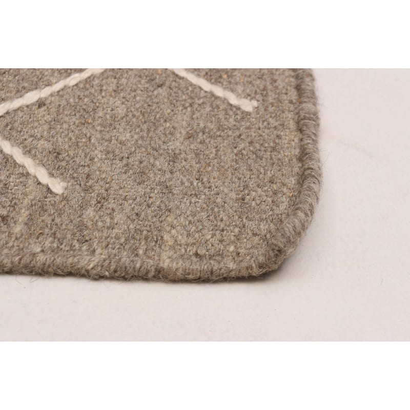 Marrakech Taupe Kilim 5'2" x 8'0" - 5'2 x 8'0