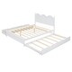 preview thumbnail 4 of 43, Queen Platform Bed with 2 Drawers & Twin XL Trundle