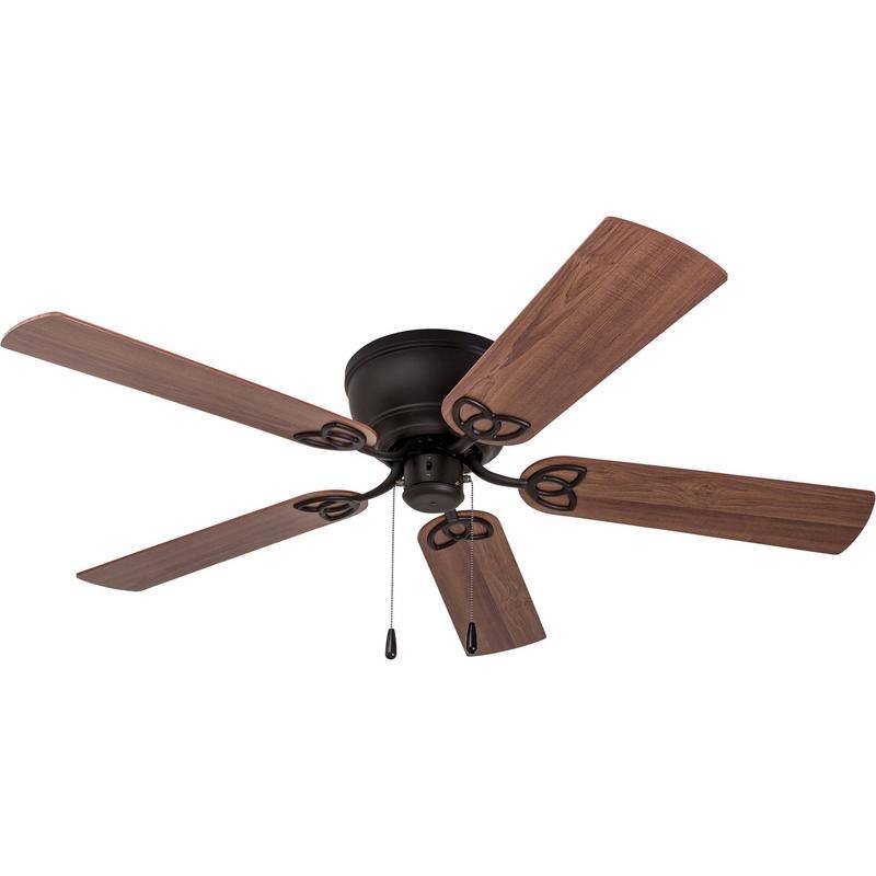 52" Prominence Home Benton Bronze Traditional Indoor LED Ceiling Fan with Light, Pull Chains