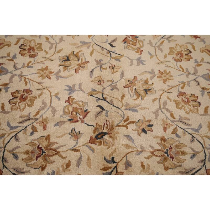 Floral Aubusson Chinese Area Rug Handmade Wool Carpet - 8'7" x 11'7"