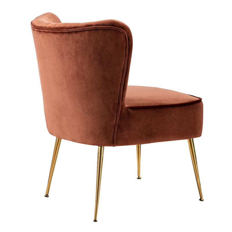 Haven Contemporary Velvet Upholstered Accent Chair