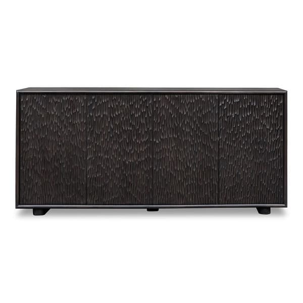 slide 2 of 7, Uttermost Stevenson Chiseled 4 Door Cabinet