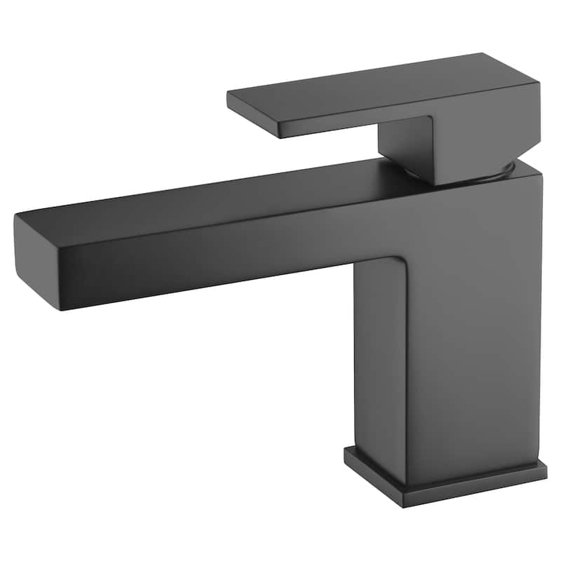 Ultra Faucets Rift Collection Single-Handle Lavatory Faucet - Matte Black UF37707