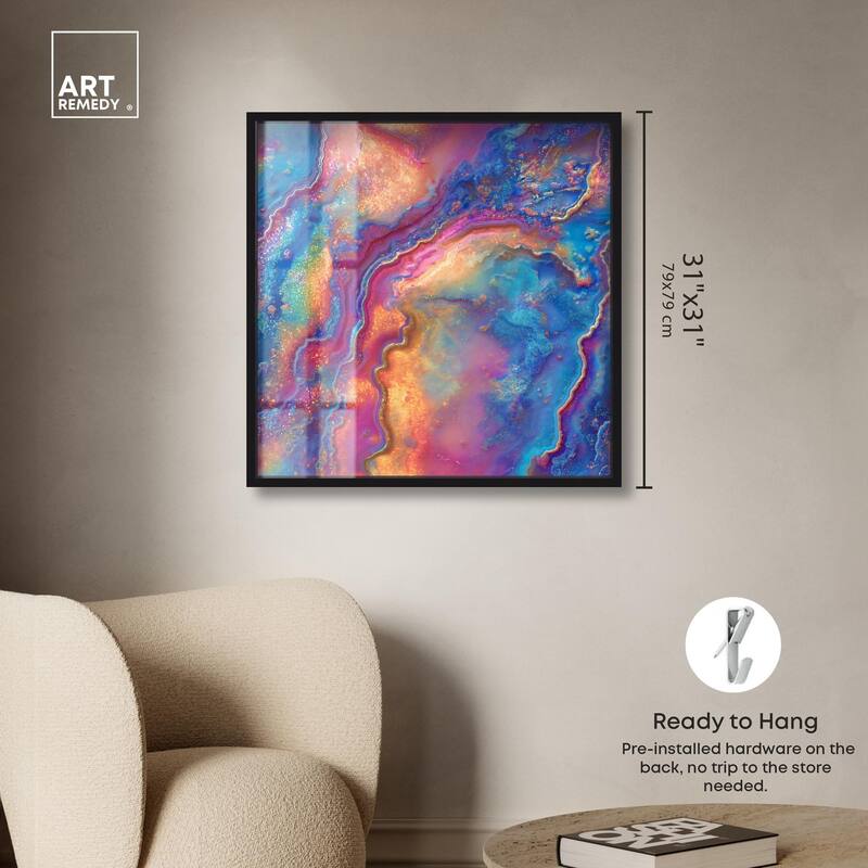 Glittering Spectrum II Shadowbox by Art Remedy