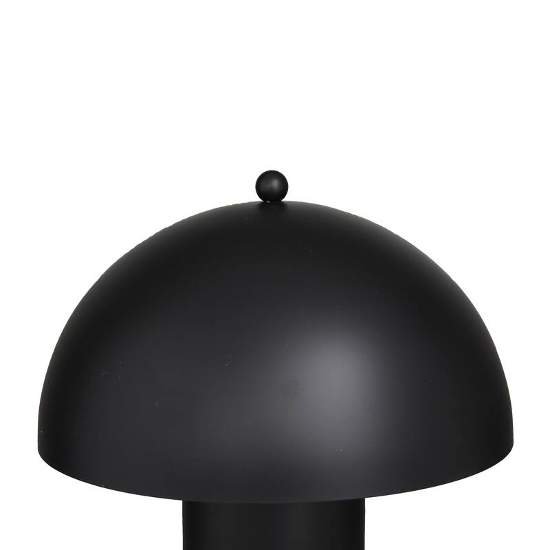 Gold or Black Metal Room Accent Lamp with Dome Shade