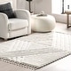 preview thumbnail 8 of 7, Nuloom Briella High-Low Geometric Shag Area Rug