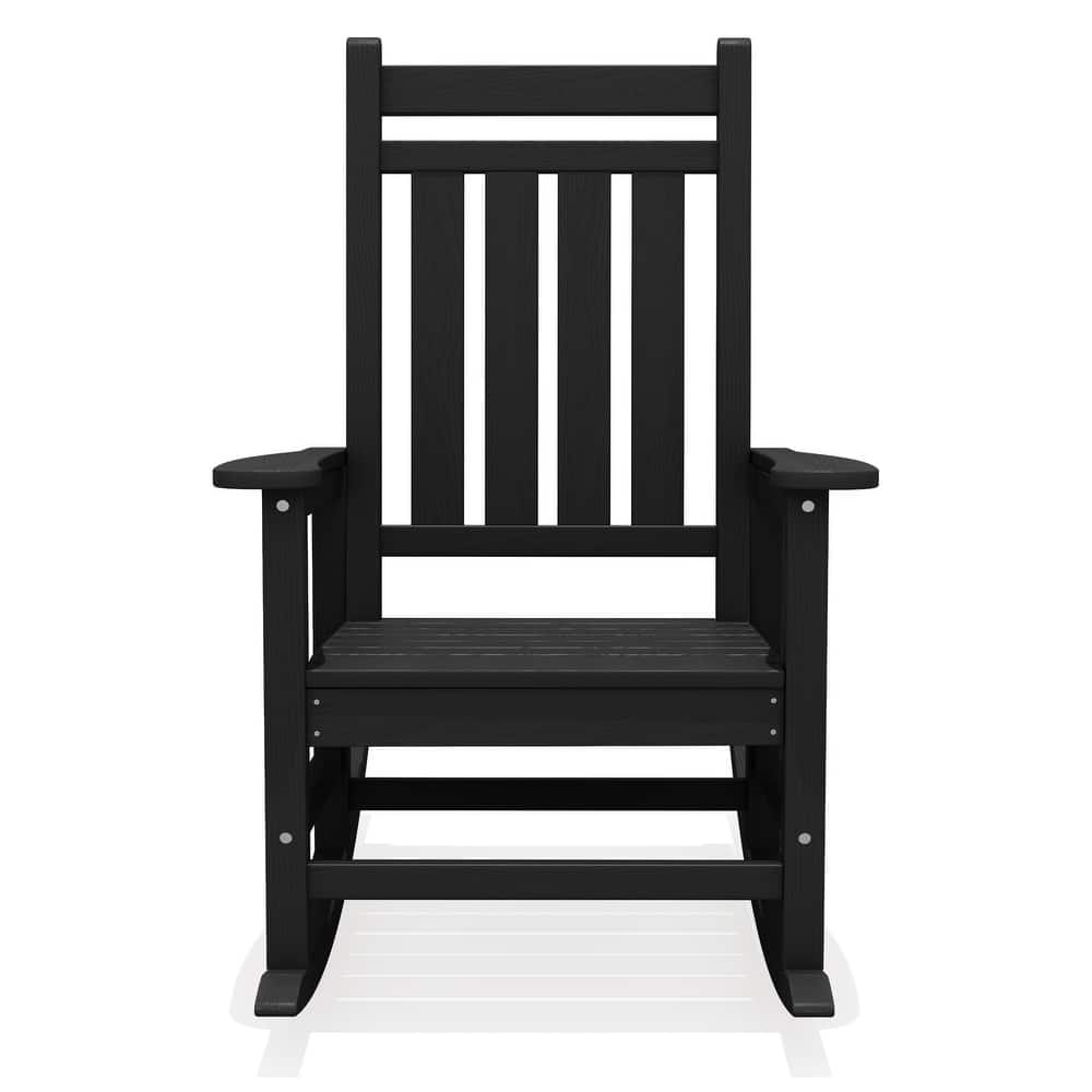 Modern High-Back Rocking Adirondack Chair All Weather