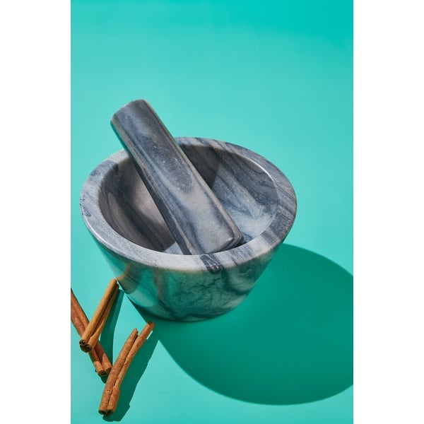 Simona Marble Mortar Pestle Gray Bed Bath & Beyond 35408691