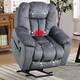 Super Big Power Assist Lift Recliner chair With Massage Chair Elderly - Grey