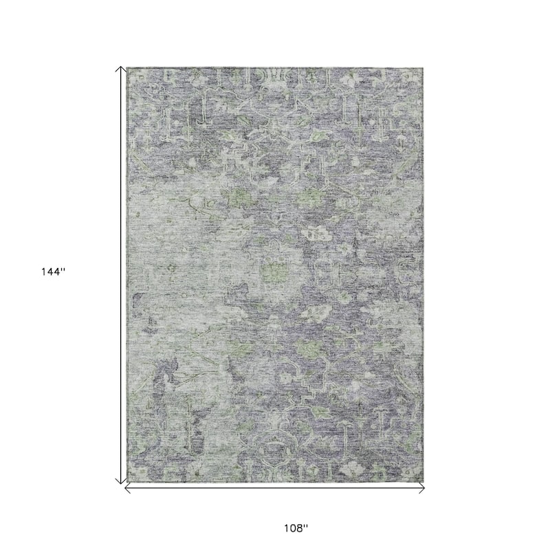 HomeRoots Oriental Traditional Rectangle Outdoor Rug