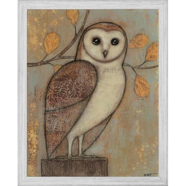 Shop Easy Art Prints Norman Wyatt S Ornate Owl I Premium Canvas
