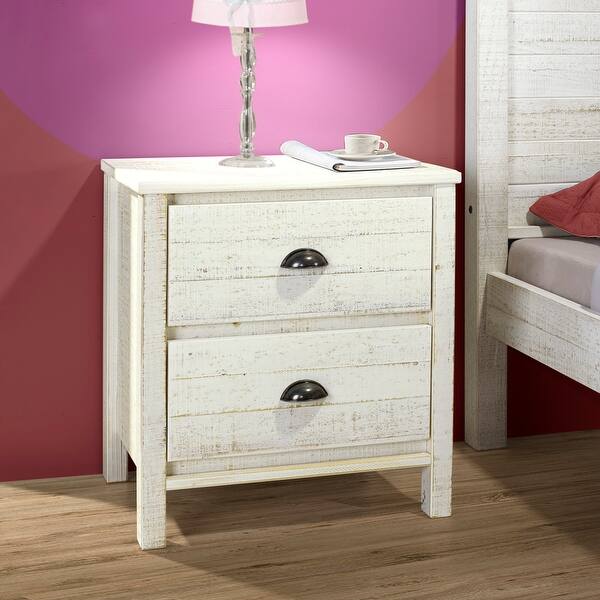 Taylor Olive Cornelia 3 Piece Wood Bedroom Set With Twin Panel Bed Nightstand And 4 Drawer Chest Rustic Gray Overstock 31297513