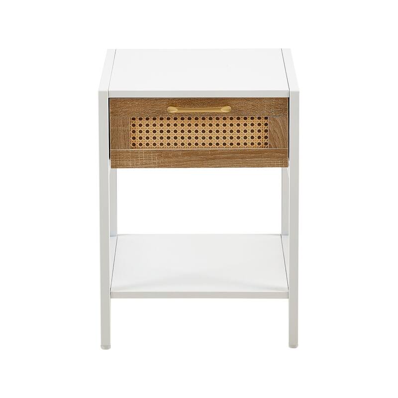 Rattan End table with drawer(1PCS)