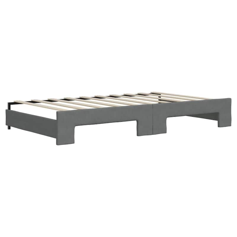 vidaXL Day Bed Upholstered Sleeper Sofa Bed for Bedroom Living Room Fabric