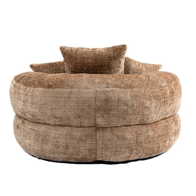 Comfort Lounger High Back Bean Bag Chair Couch With Three Pillows