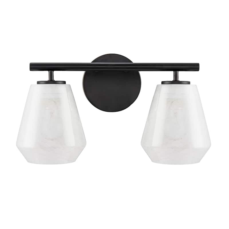 Artcraft Brooke Bathroom Vanity - Wispy White Glassware Shade