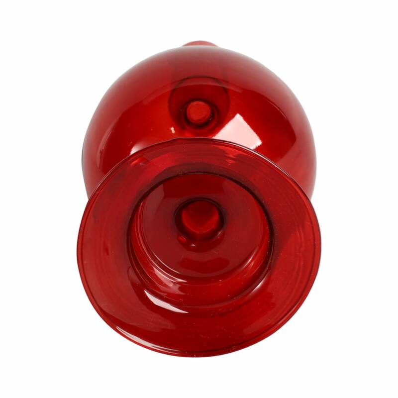 Modern Candle Holder with Round Bubble Sculptural Base - 4" x 4" x 7"