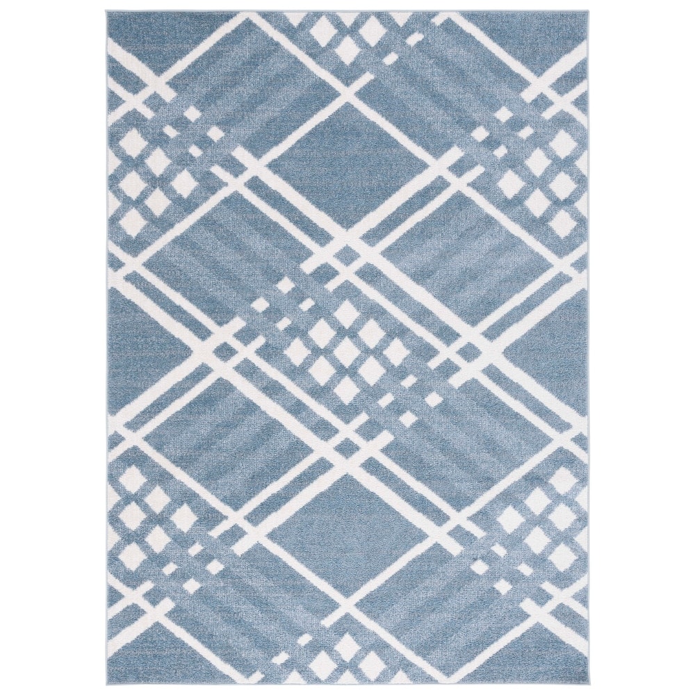 SAFAVIEH Blair Machine Washable Ruchama Slip Resistant Geometric Rug