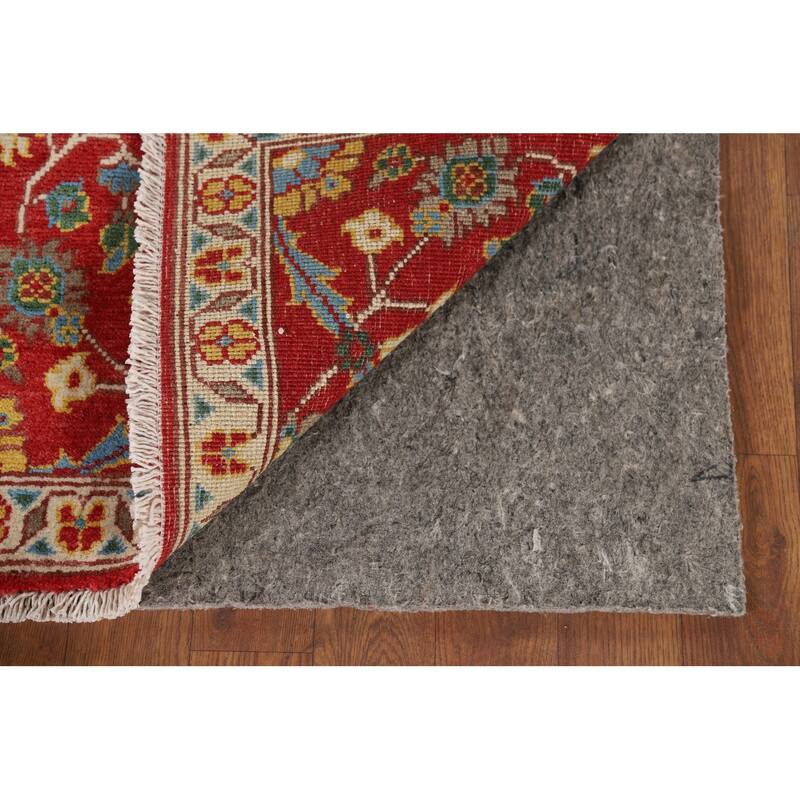 Floral Red Kazak Oriental Foyer Rug Handmade Wool Carpet - 2'0" x 2'11"